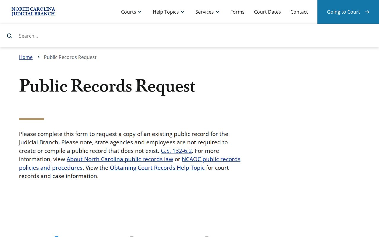 Cumberland case lookup public records request source