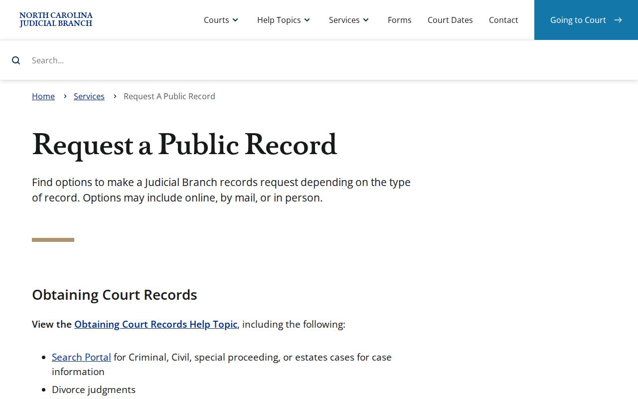 Cumberland case lookup access guidance source