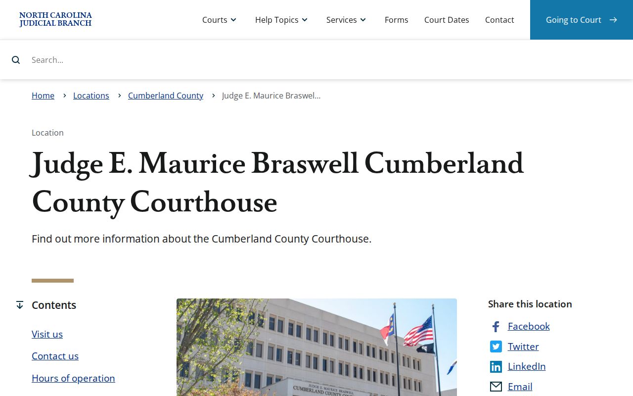 Cumberland criminal docket courthouse and Clerk source