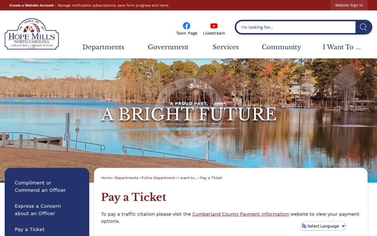 Hope Mills court docket ticket routing to Cumberland County