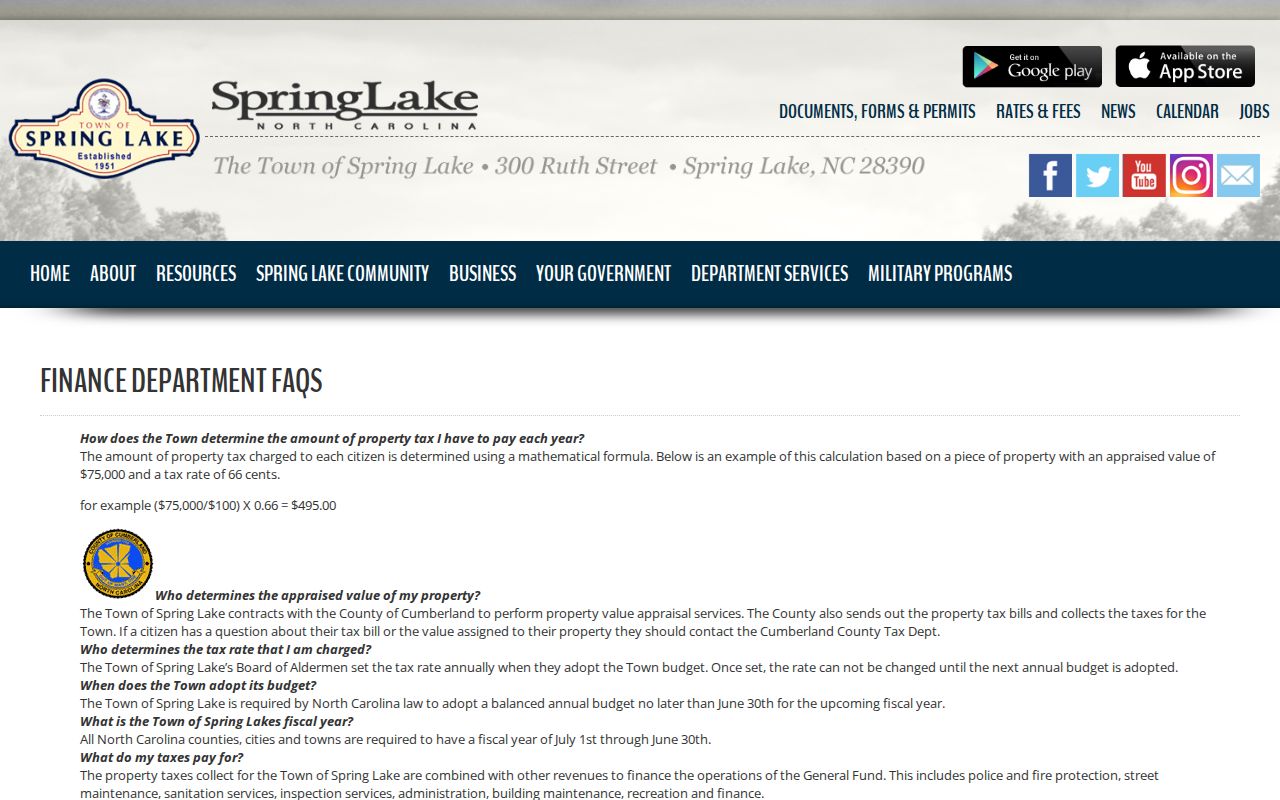 Spring Lake court docket town citation finance guidance in Cumberland County